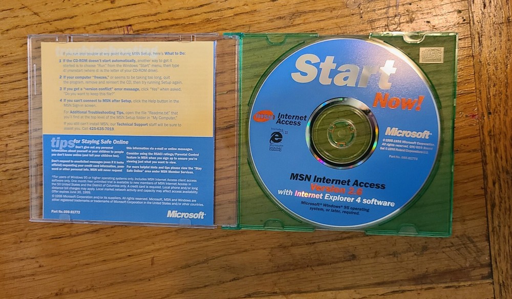 MSN Internet Access Version 2.6 with Internet Explorer 4