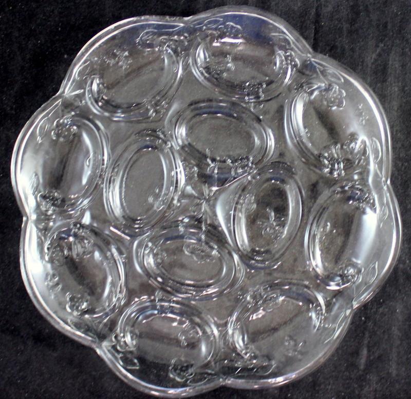 Anchor Hocking Savannah Clear Deviled Egg Platter
