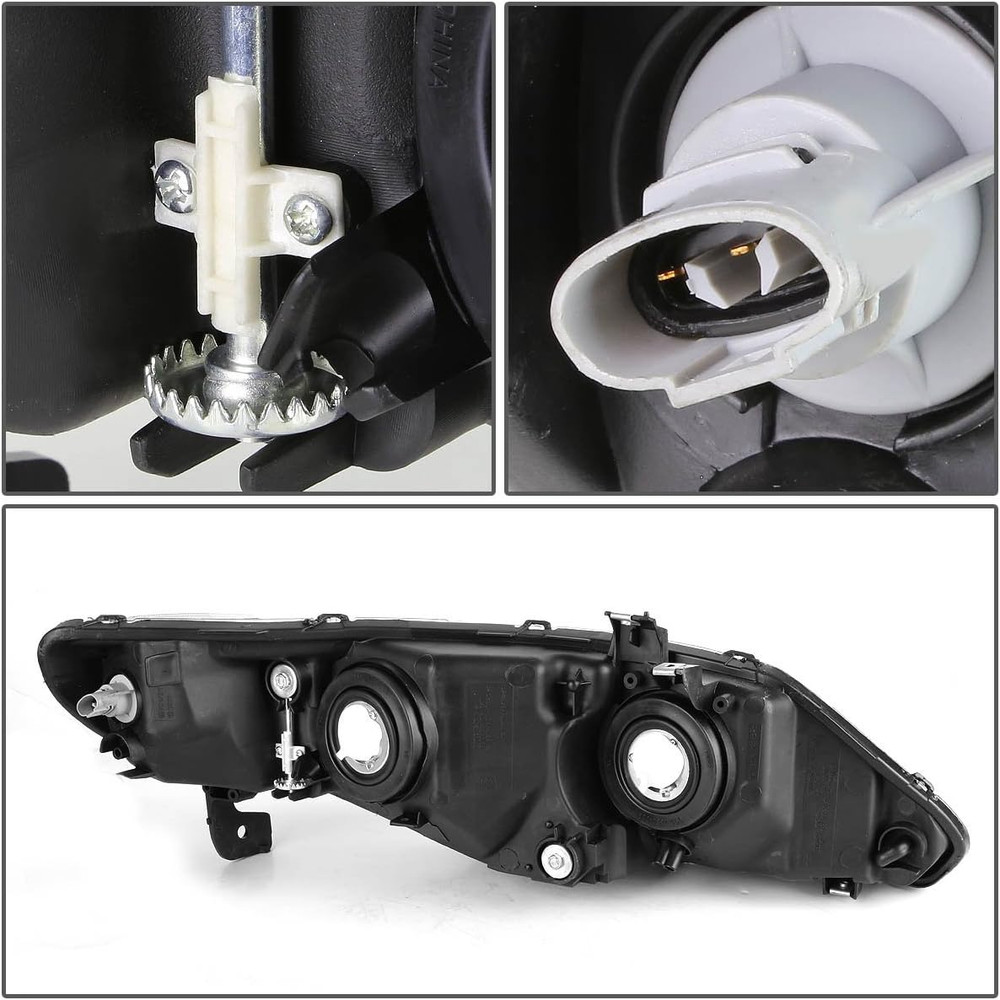 Headlights Assembly Compatible with 2006-2011 Honda Civic 33101SNA