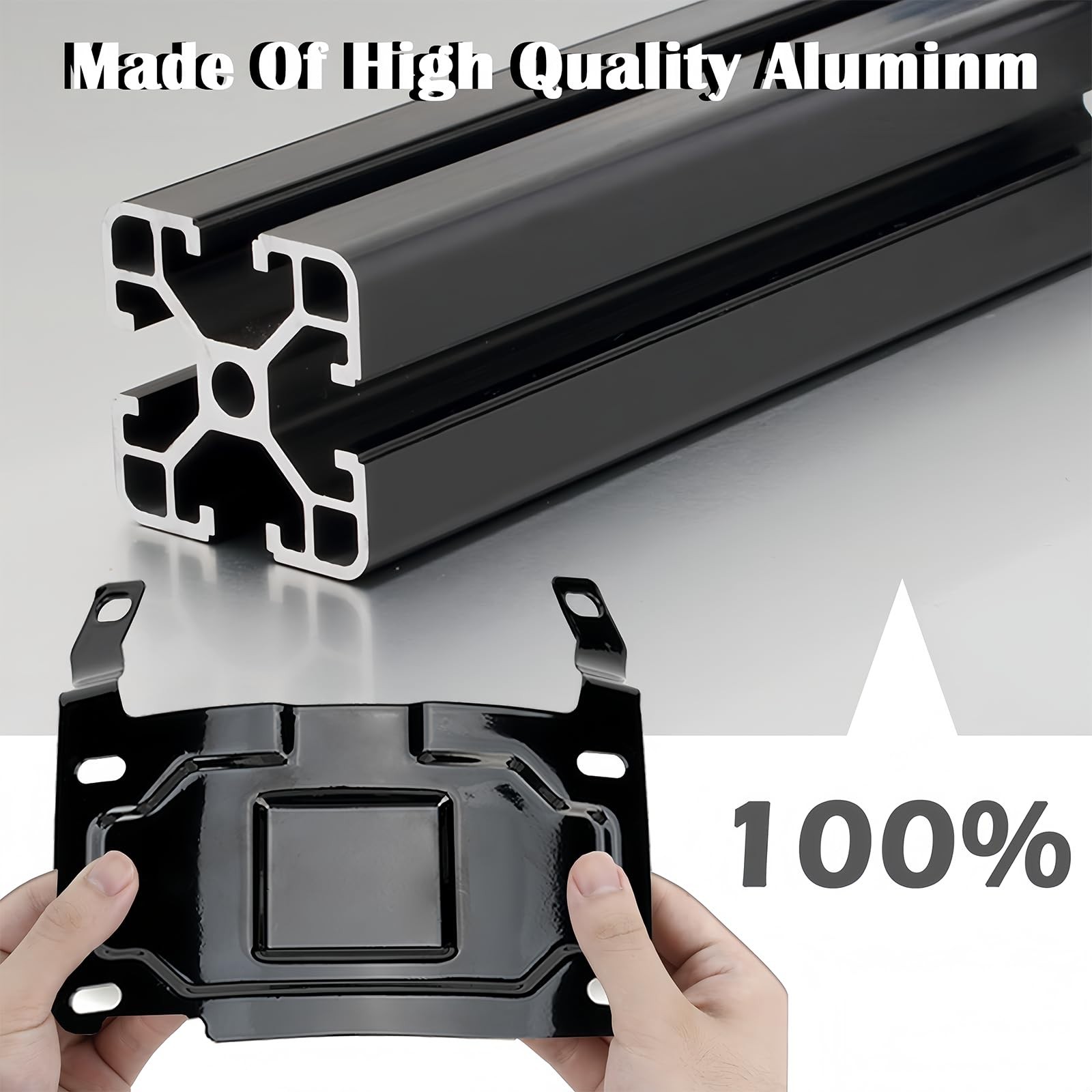 Custom Dynamics License Plate Relocation Kit #CD-LPR-KIT Harley Davidson black