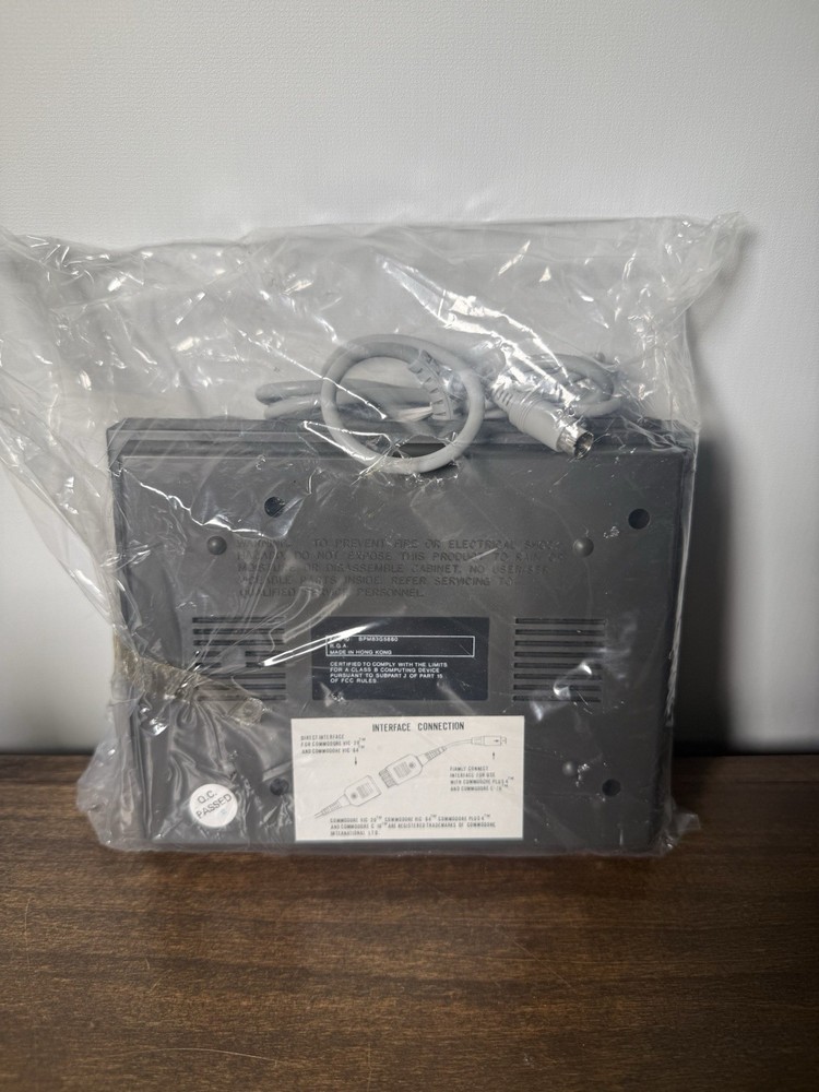 New In Plastic Data-Corder Computer Cassette And Interface - RARE Commodore