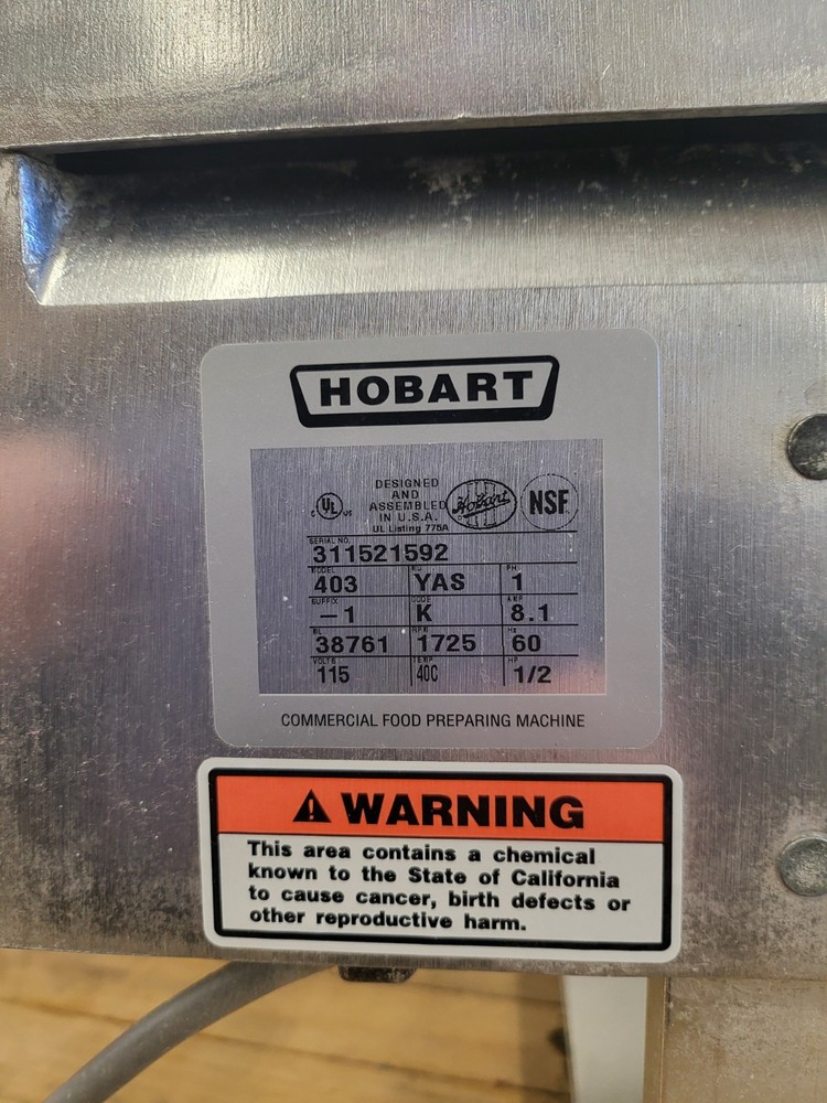 Hobart 403 commercial meat tenderizer