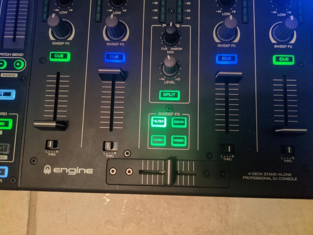 Denon DJ PRIME 4 Standalone 4-Deck DJ Controller - Black with Cover