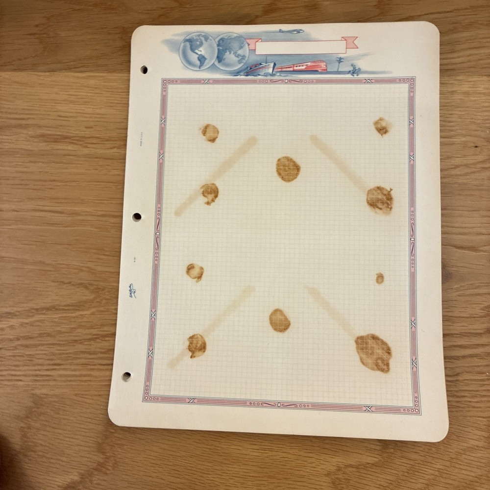 Transportation Train, Plane, Ship White Ace Pages - Used