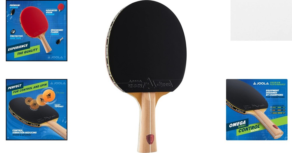 Omega Control - Tournament Performance Ping Pong Paddle - Table Tennis Racket...
