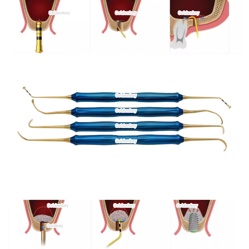 Dental DASK Handle Sinus Lift Implant Instruments Membrane Elevator