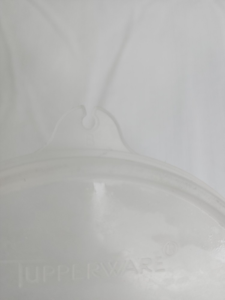 Tupperware replacement round lid seal #238-41 clear tab B