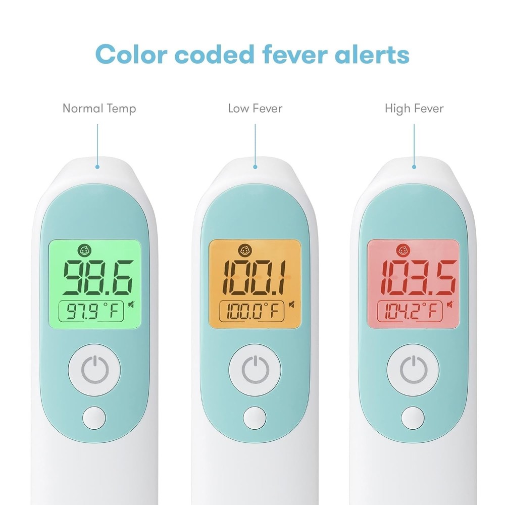 Fast-Reading Touchless Thermometer for Infants & Adults - Includes Storage Pouch