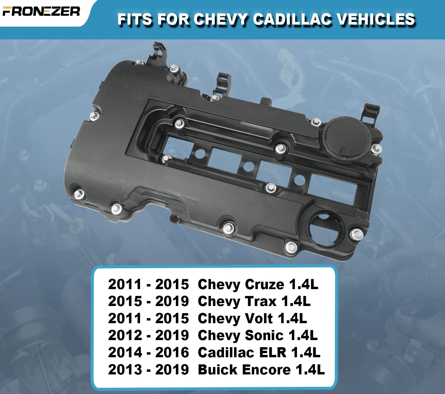 Engine Valve Cover with Gaskets For 2011-2020 Chevy Cruze Sonic Trax Buick 1.4L