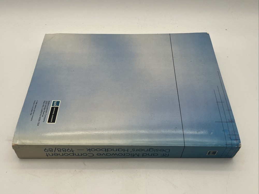 RF & Microwave Component Designers Handbook Vintage Computing Sales Catalog 1988