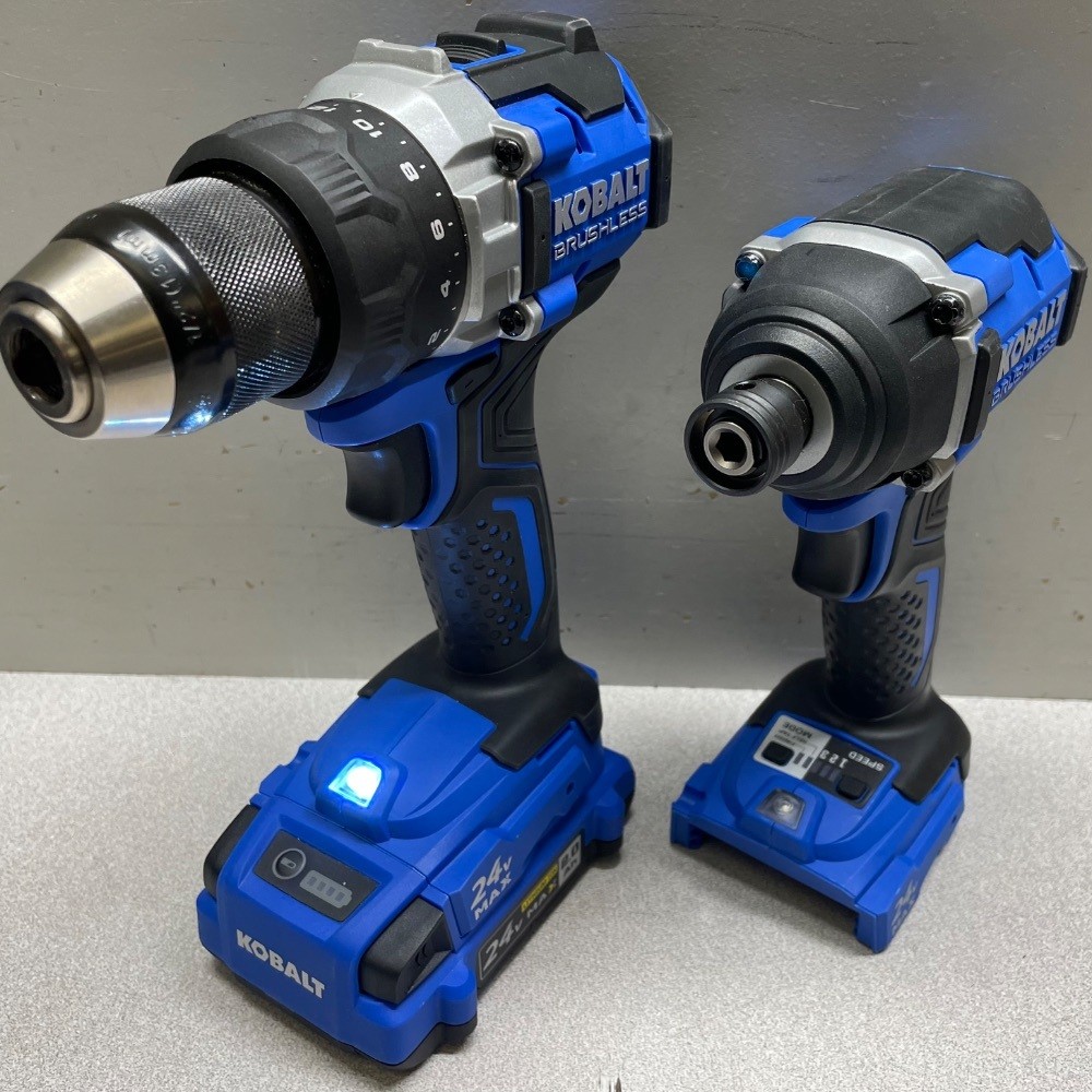 Kobalt 24V MAX Brushless 2 Tool Combo Kit w/Extras