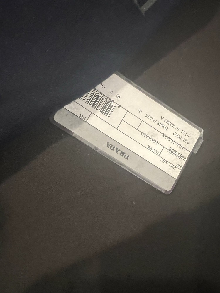 Prada Raf Simons Sandwich Box