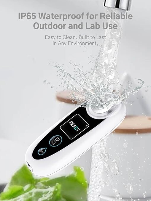 Digital Brix Refractometer Sugar Tester 0-55% ATC Portable Juice Brewing Meter