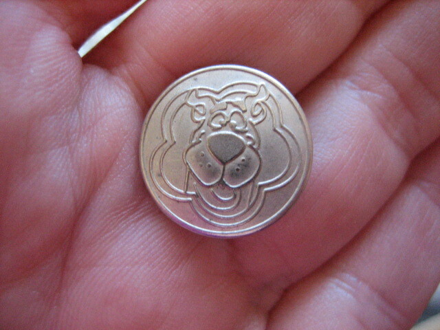 Modern Scooby-Doo Rivet Riveted Stud Shank Cartoon Clothes Button - Q30
