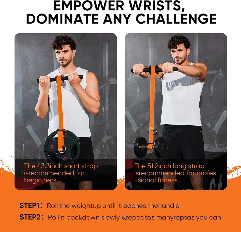 Forearm strength trainer and wrist roller