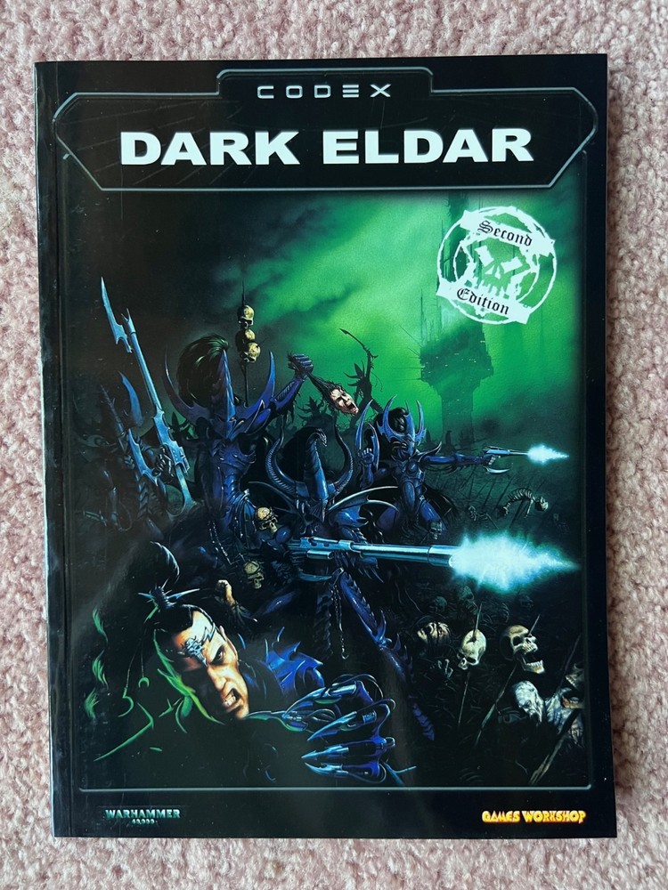 Codex Dark Eldar 2nd Edition for Warhammer 40K 3rd Edition Games Workshop 2002
