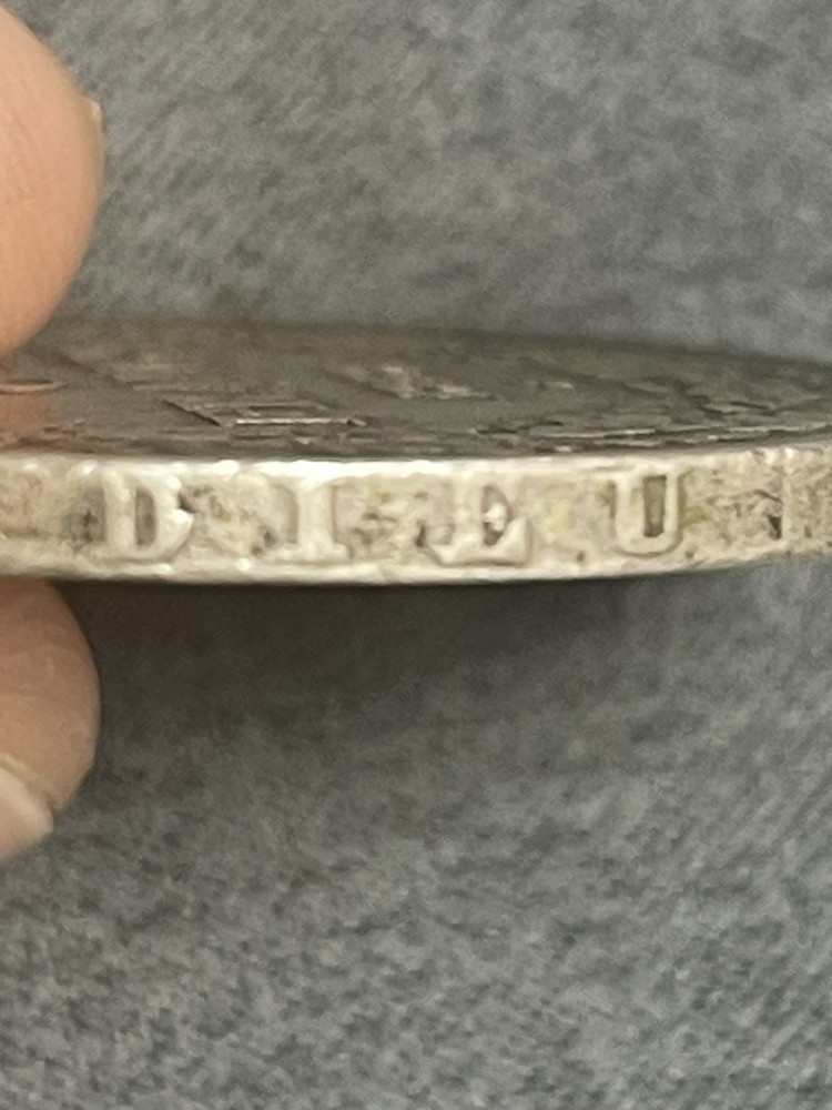 1848 BELGIUM 5 FRANCS- SILVER (#319)