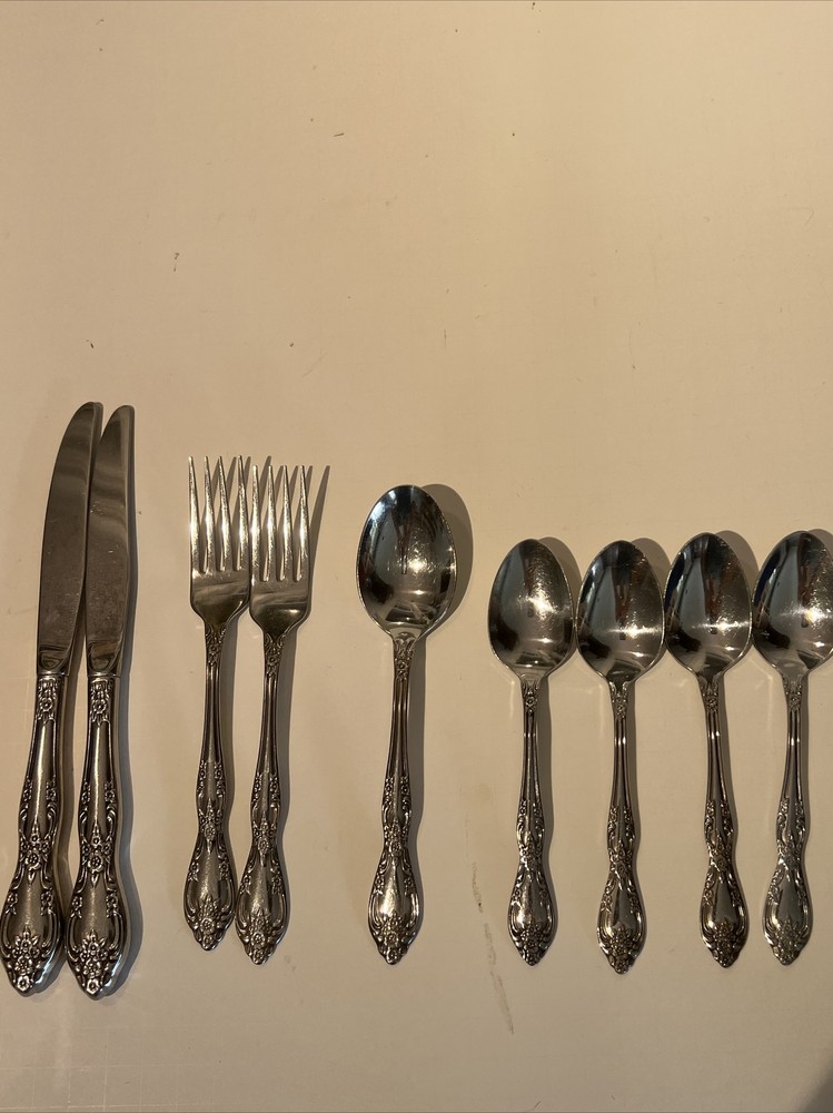 oneida wordsworth flatware 9 Pieces Stainless