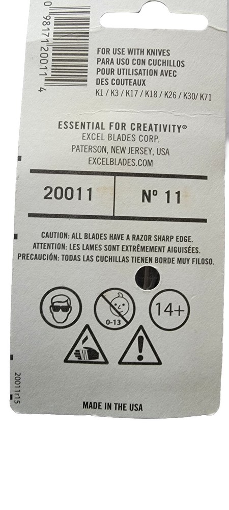 Excel Double Honed Blade 5pcs.