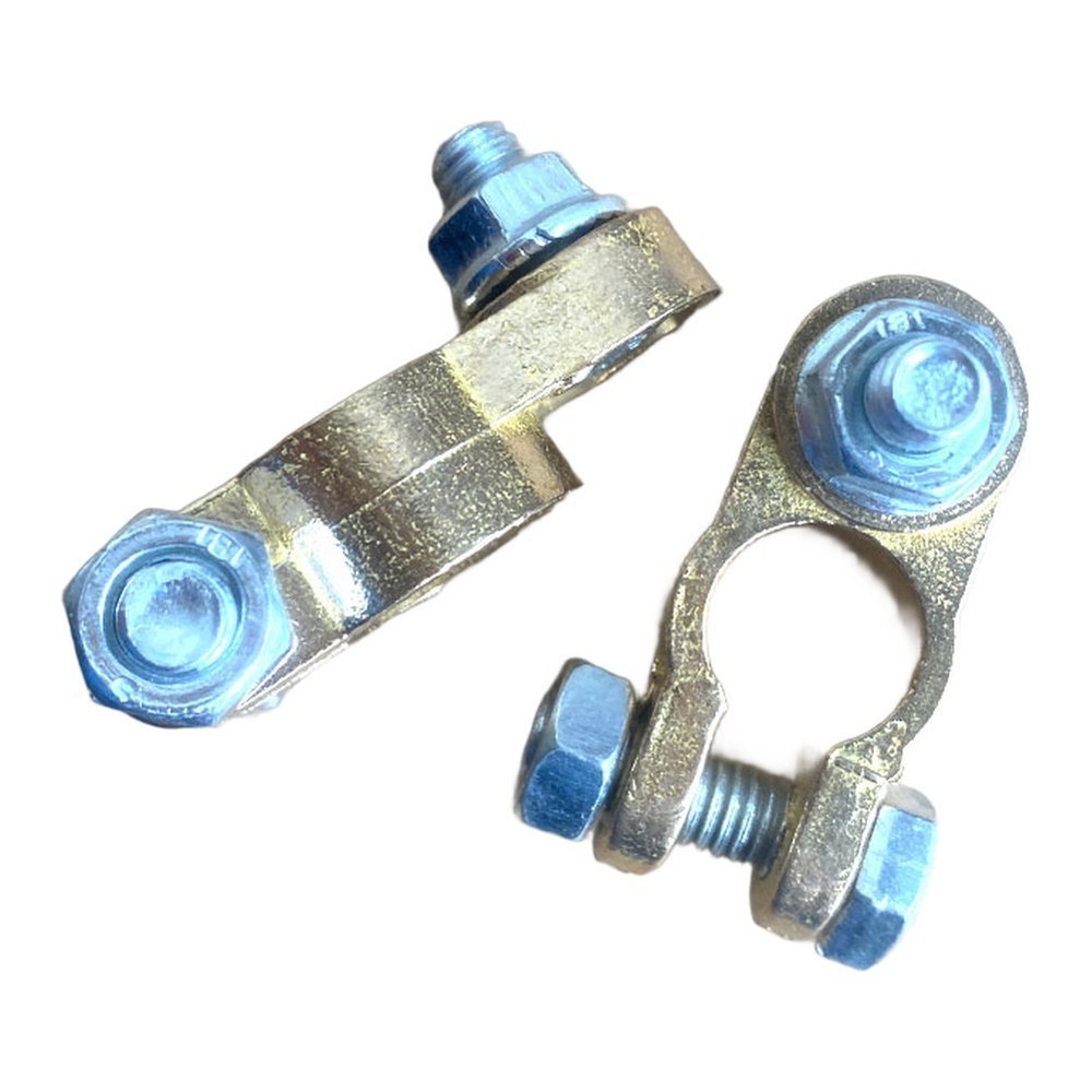 Complete Pair Battery Terminal Clamps for Reliable Connection Stability