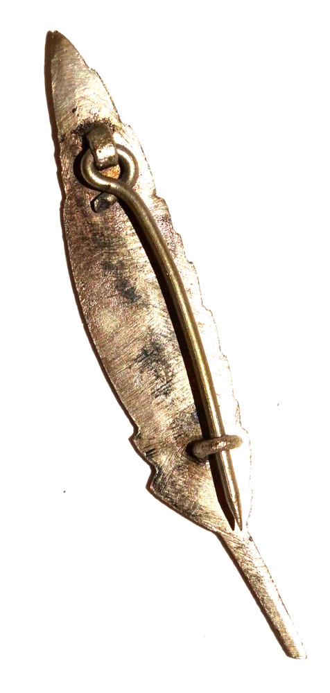 CELTIC FEATHER BROOCH