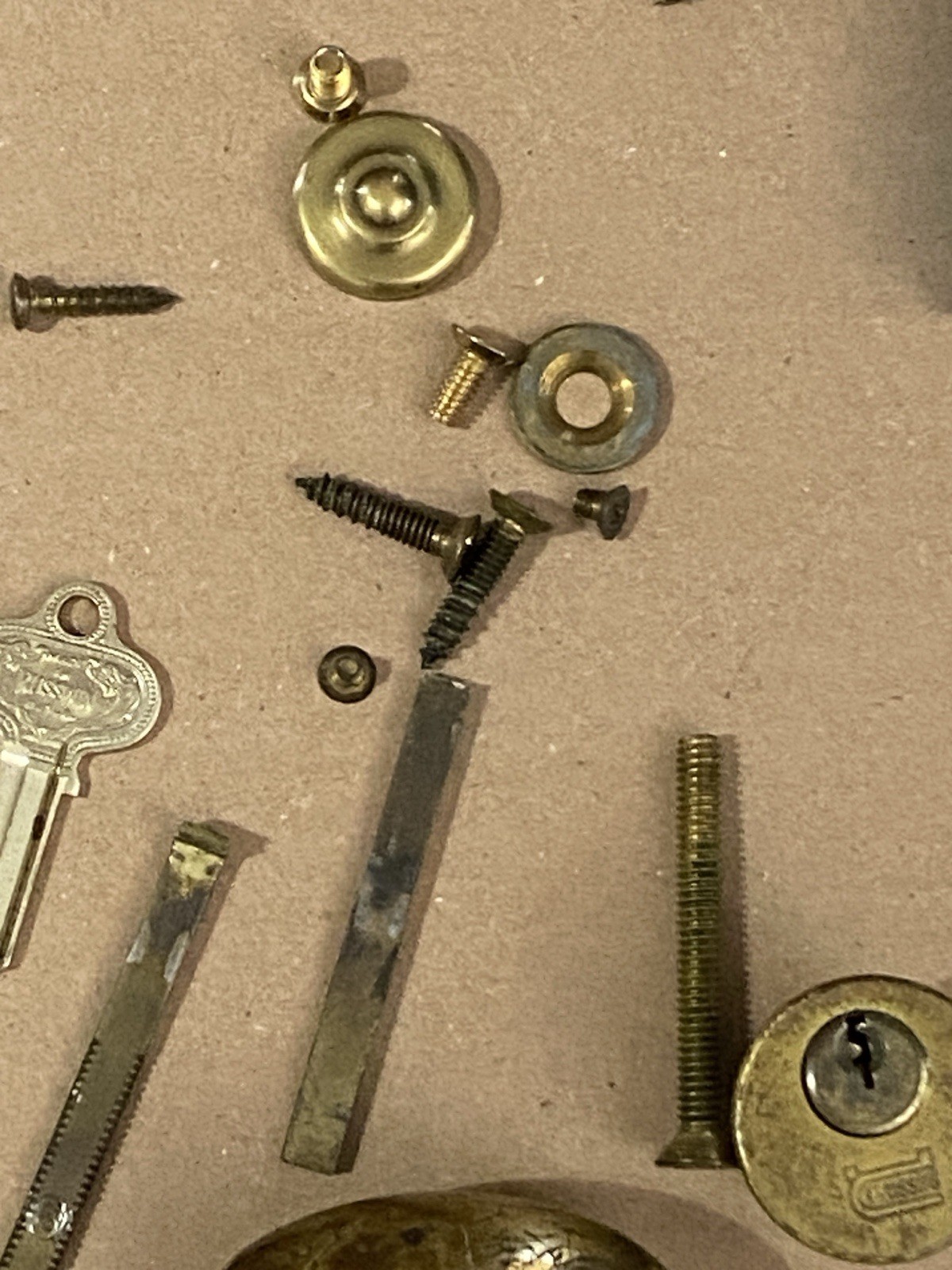 Vintage Brass Baldwin Entry Mortise Lock Set Springfield Estate Collection 1970s