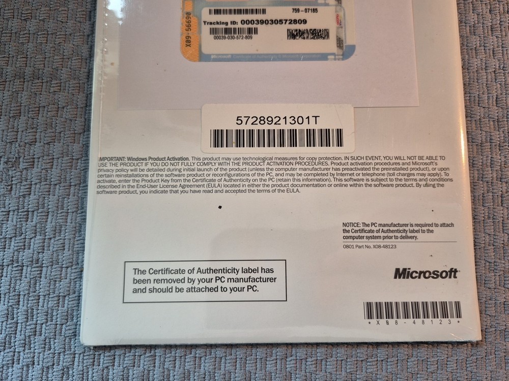 Microsoft Windows XP Home Edition Ver 2002 PC Software NIP NEW Sealed E-Machines