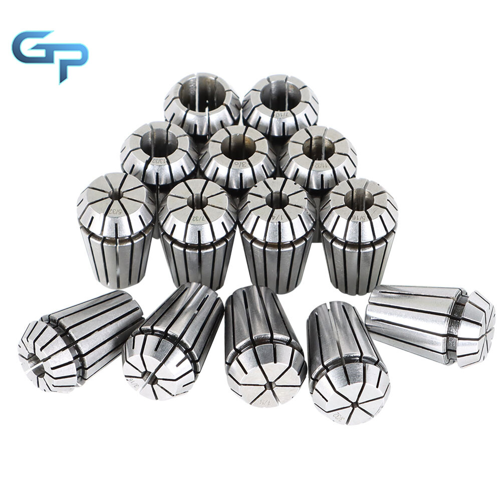 14Pcs ER20 1/16"-1/2" Spring Collet Set for CNC Milling Lathe Tool Workholding