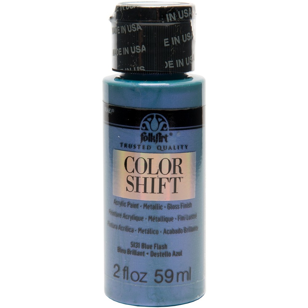 FolkArt Color Shift Paint 2oz-Blue Flash