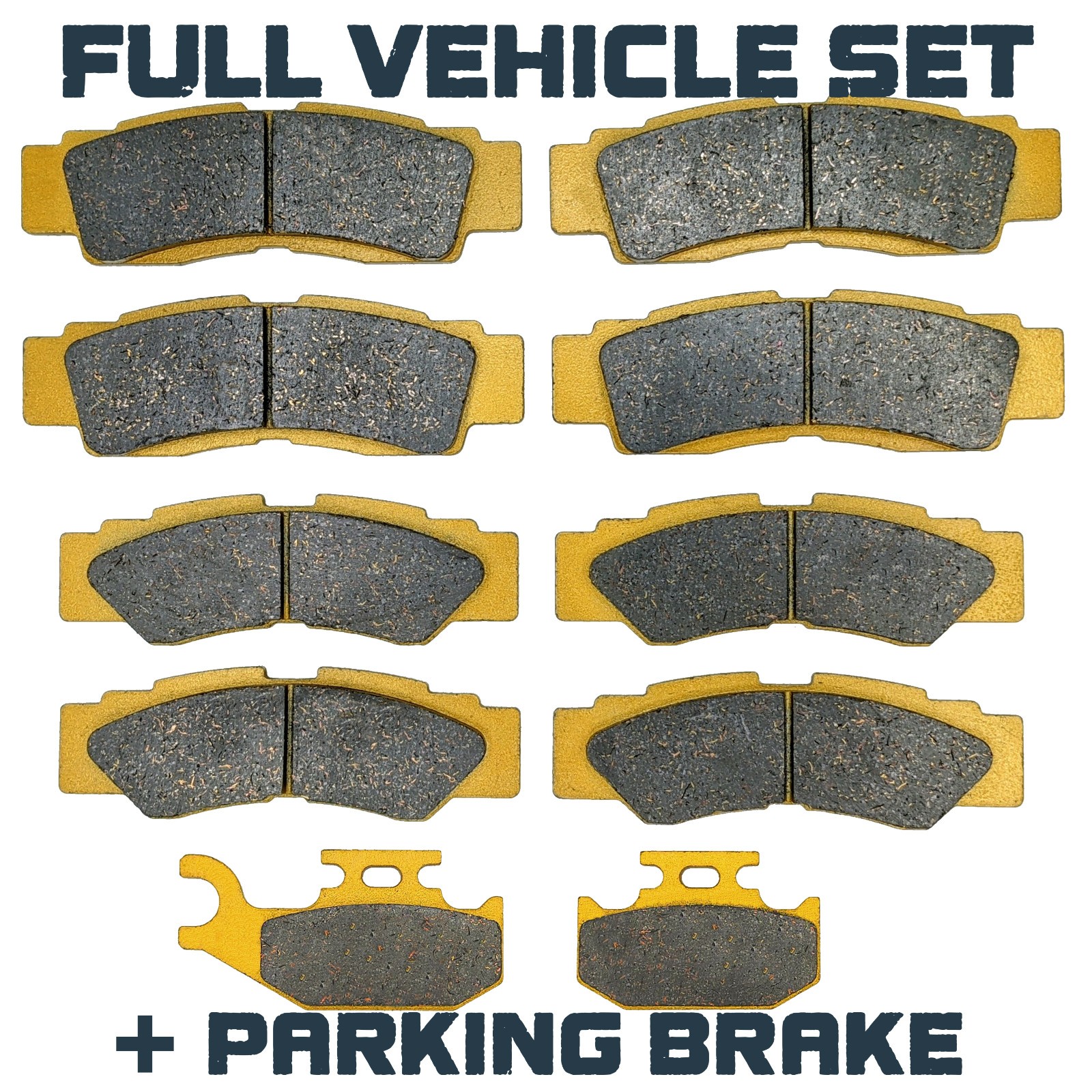 Yamaha Wolverine RMAX 2021-2024 Brake Pad Set Front & Rear + Parking Brake