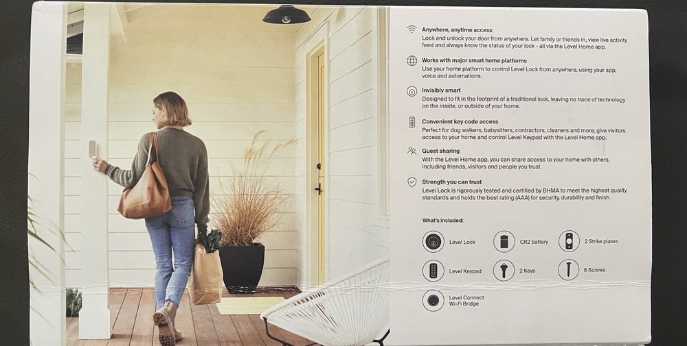 level bolt connect wifi smart deadbolt lock Key Pad