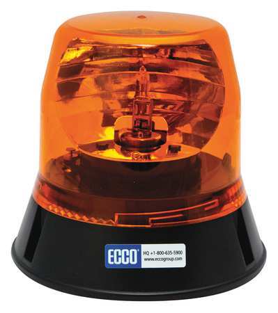 ECCO 5813A Rotating Beacon,Amber,Rotating 49KD39