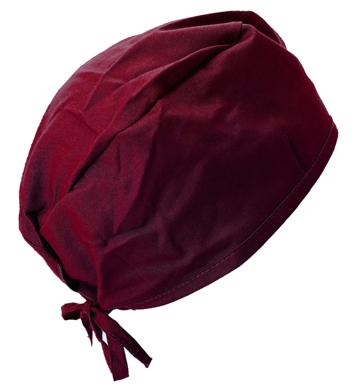 Scrub Cap Nurse Scrubs Hat Nursing Doctor Surgical Nurses, Cotton, Solid Maroon