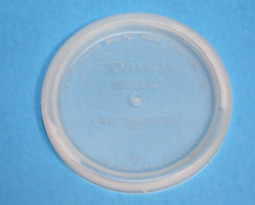 Vintage Tupperware Sheer Round Replacement Lid 295-1