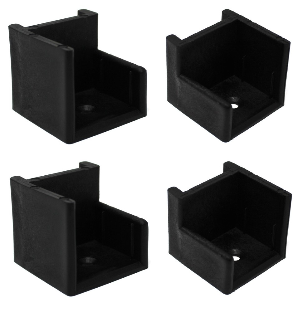 Black or Grey - Left & Right Hand Hinge Pontoon Door Stop Kit