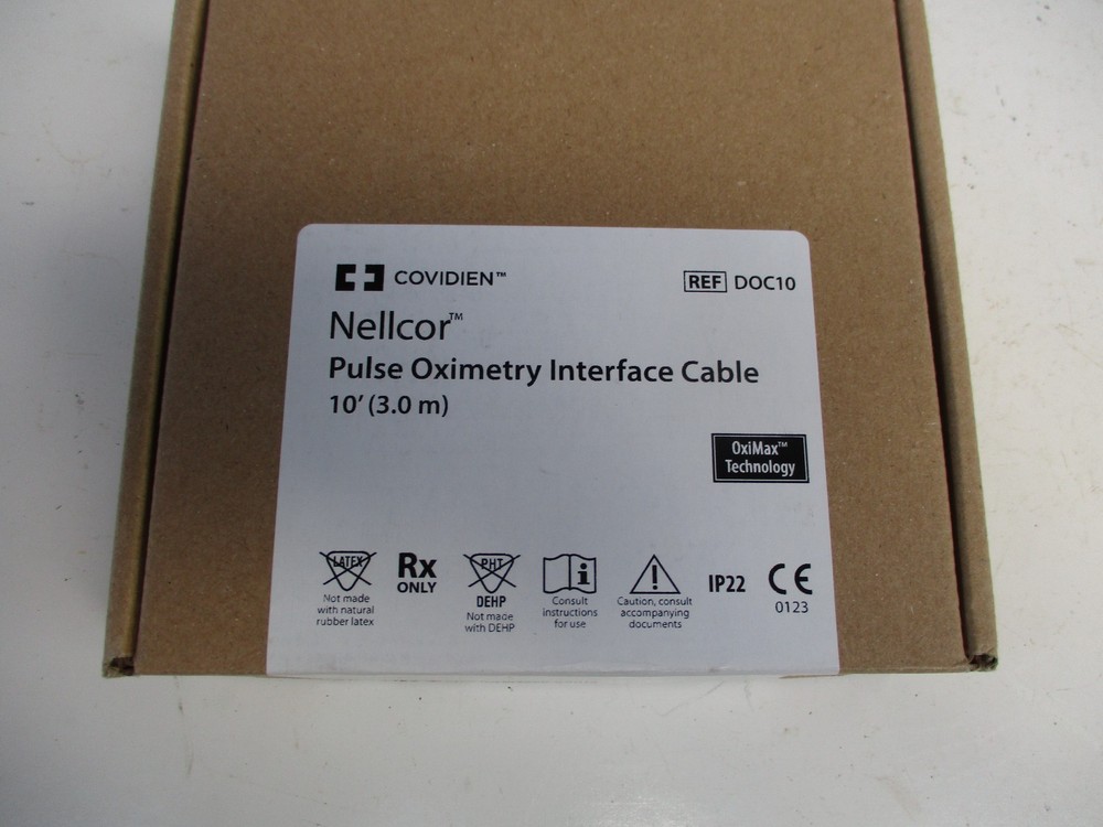 OEM Genuine Nellcor DOC-10 Oximetry Interface Cable 9 PIN, 10ft