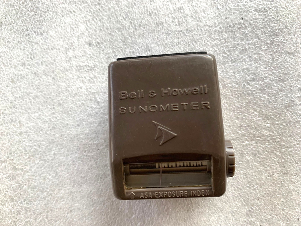Vintage Bell & Howell SunoMeter Camera Flash Light Exposure Meter-Tested