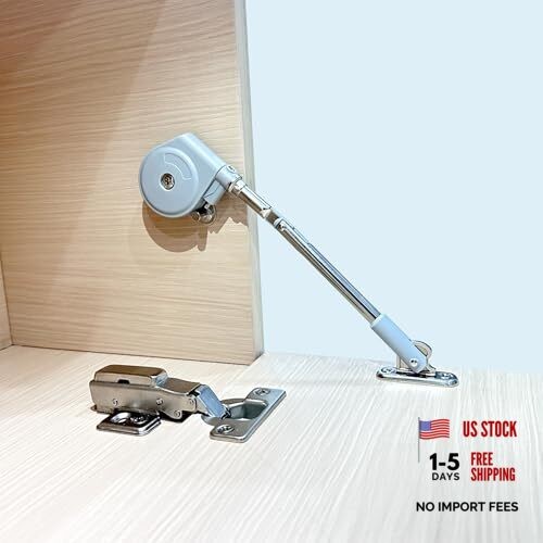 1 Pack 105 Degree Soft Closing Support Rod Hinges,Pull Down Bracket Gray-1pcs