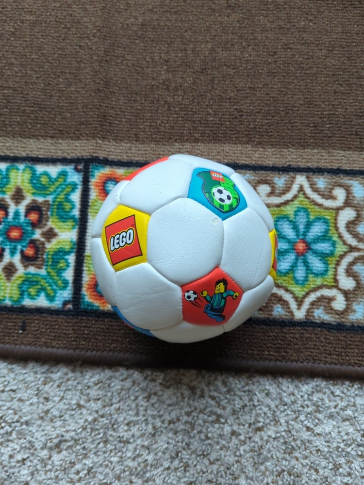 Lego Inflatable Soccer Balls 2000-2002 Bundle. Multicolor And Triangle