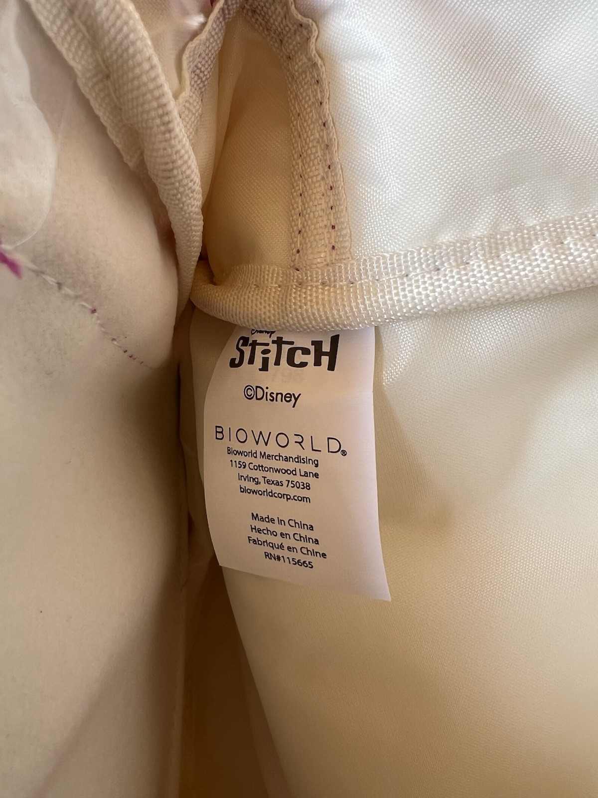 Disney Stitch and Angel Pink And Blue Backpack, Mini