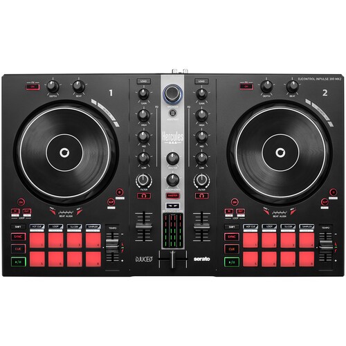 Hercules DJControl Inpulse 300 2-Deck USB DJ Controller for Serato DJ Lite