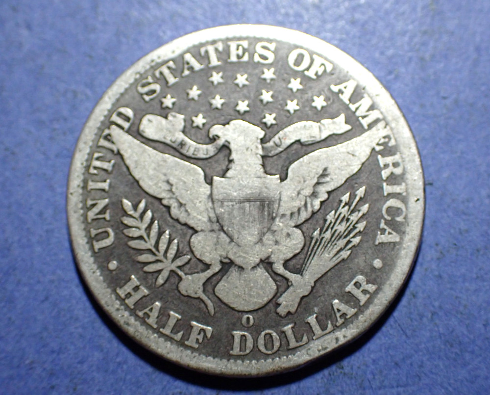 1896-O Barber Half Dollar Good++ Better date