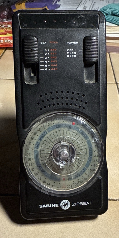 Sabine Zipbeat Quartz Metronome With Stand