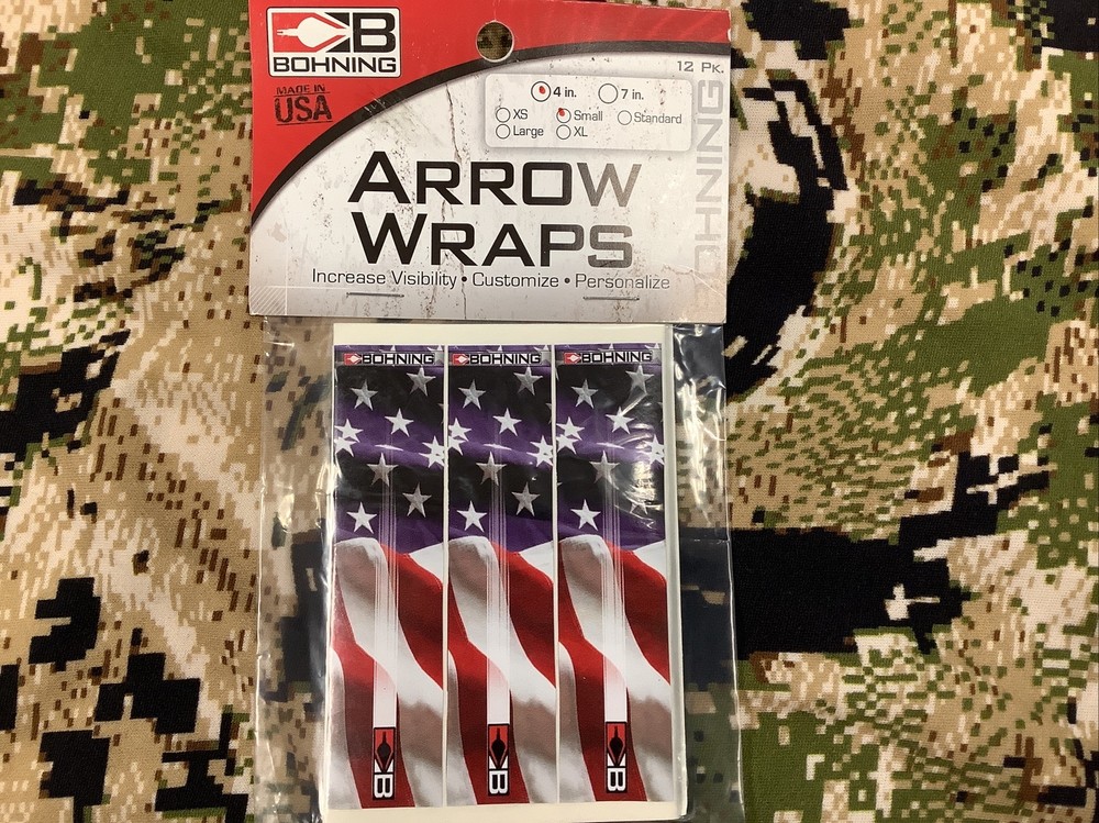 Bohning Archery Arrow Wraps 4 Inches Small 12 Pack