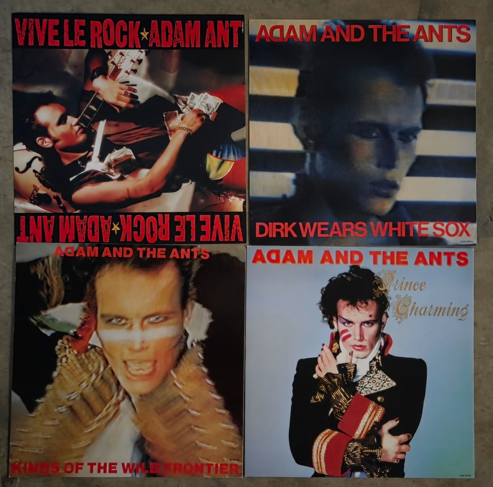 ADAM & THE ANTS 4 PACK OF FLATS-Prince. Dirks, Kings & Vive