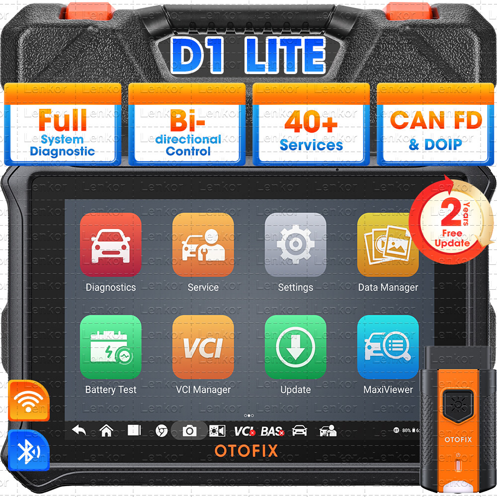 2025 OTOFIX D1 Lite Bidirectional Full System Diagnostic Tool Key Coding Scanner