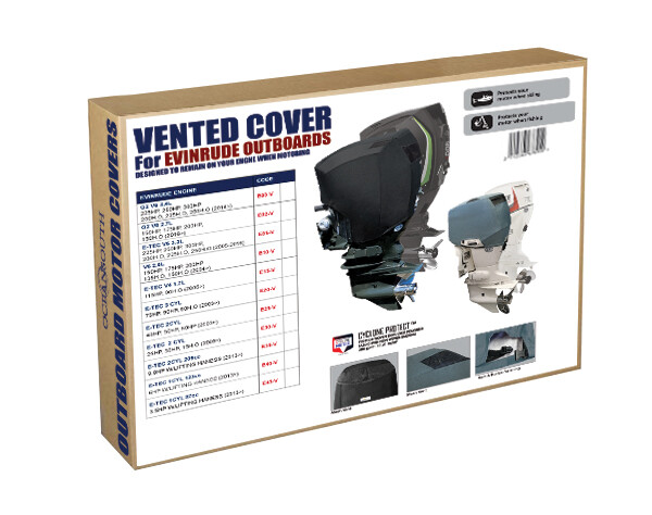 Oceansouth Vented Cover for Evinrude E-TEC 3 CYL
