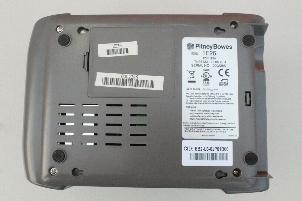 Pitney Bowes 1E26 Direct Thermal Monochrome Barcode Shipping Label Printer