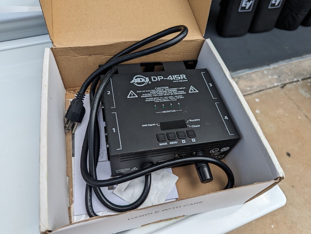 American DJ DP-415R 4-Channel DMX Dimmer/Switch Pack