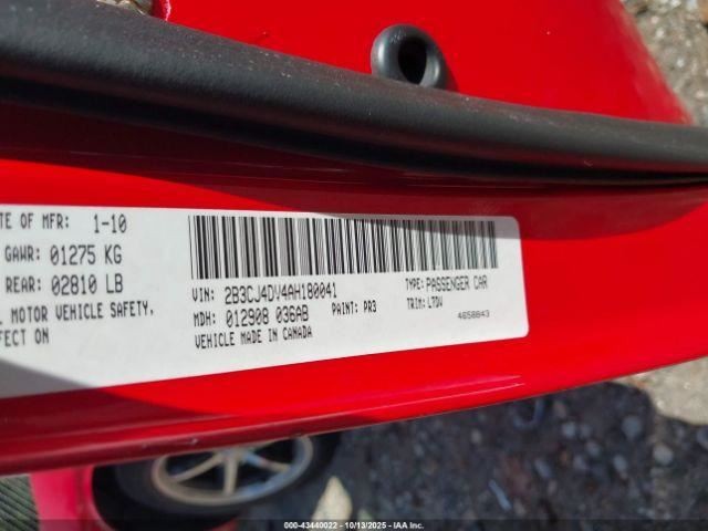 Fuse Box Engine Compartment Fits 09-10 CHALLENGER 4880225